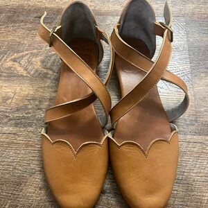 ELF handmade leather sandals size 9